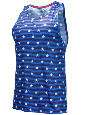 Mizuno Men's America Star Running Tank