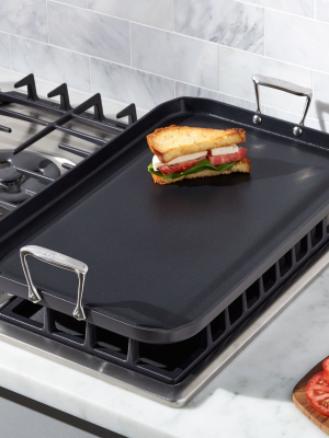All-clad ® Ha1 Hard-anodized Nonstick Double-burner Griddle