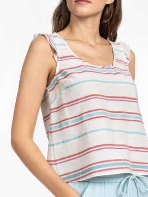 Ruffle Sleeve Tank