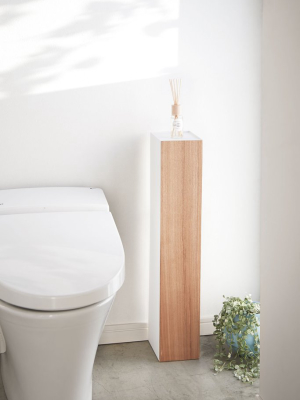 Toilet Supplies Stocker - Steel + Wood