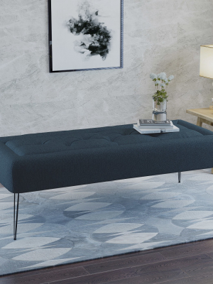 Zyler Tufted Ottoman - Christopher Knight Home