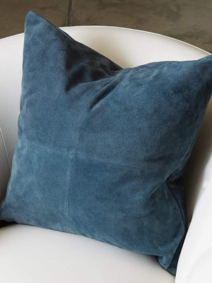 Global Views Four Square Pillow Sapphire