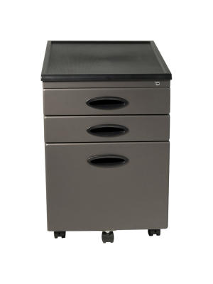 Element Mobile File Cabinet Pewter - Studio Designs