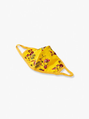 Floral Print Face Mask