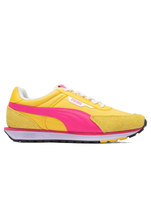 Puma Women's Lo Rider Vintage - Super Lemon/glowing Pink