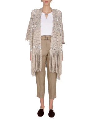 Brunello Cucinelli Macramé Knit Cardigan