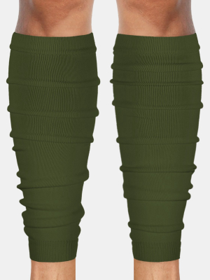 Olive Green Football Leg Sleeves