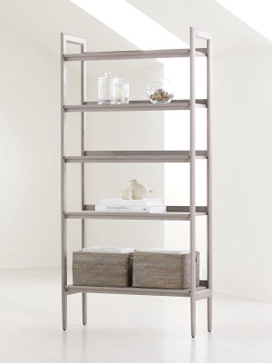 Tate Stone Wide Bookcase