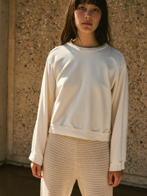 Wol Hide Easy Summer Sweatshirt In Natural