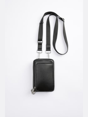 Monochrome Mini Crossbody Bag