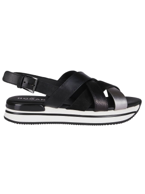 Hogan H222 Crossover Sandals