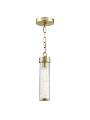 Soriano 1 Light Pendant Aged Brass