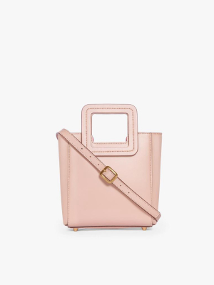 Mini Shirley Leather Bag | Blush