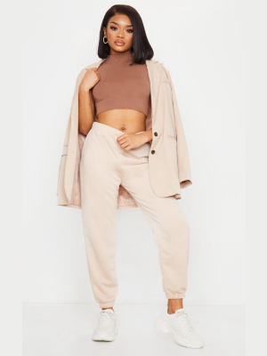 Petite Stone Basic Cuffed Joggers