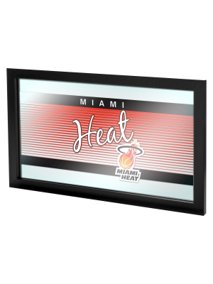 Miami Heat Team Logo Wall Mirror