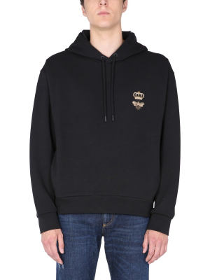 Dolce & Gabbana Bee Embroidered Hoodie