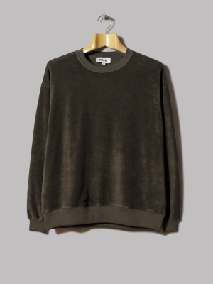 Y.m.c. Daisy Age Sweatshirt (dark Olive)