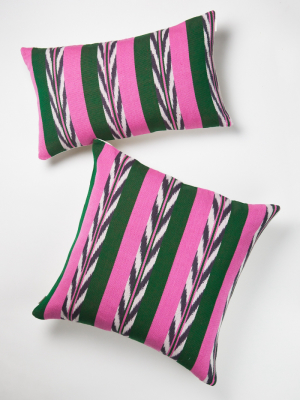 Archive New York Palm Ikat Pillow