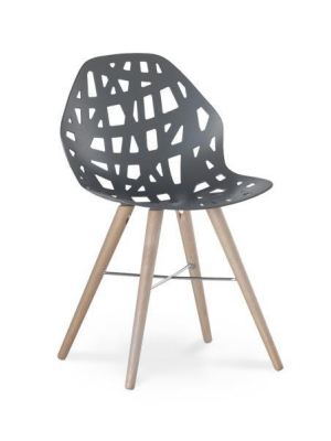 Pelota Wood Side Chair By Casprini