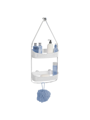 Convertible/flexible Shower Caddy White - Bath Bliss