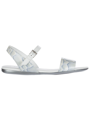 Hogan Printed Straps Sandals