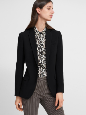 Staple Blazer In Crepe