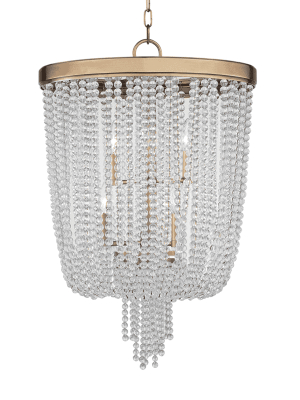 Royalton 8 Light Pendant Aged Brass