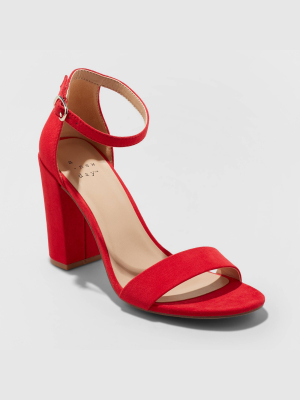 Women's Ema High Block Heel Pumps - A New Day™