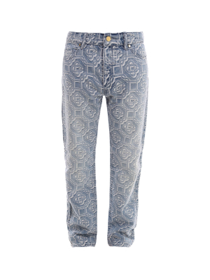 Casablanca Logo Jacquard Jeans