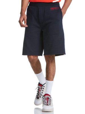 Colorblock Fleece Short