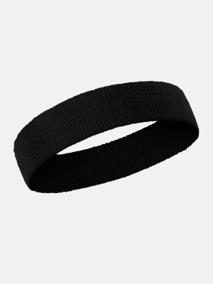 Basic Black Cotton Headband