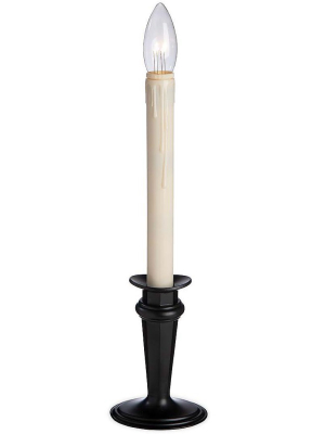 Plow & Hearth - Traditional Adjustable Window Candle With Auto Timer