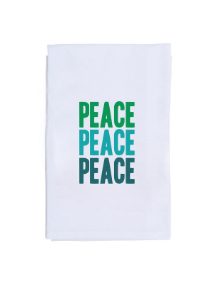 Peace Tea Towel