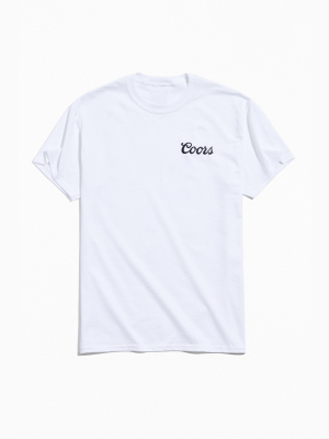 Coors Script Embroidered Tee