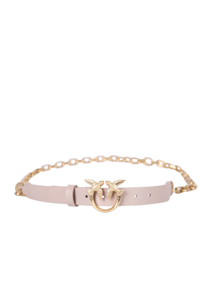 Pinko Chain Love Birds Belt