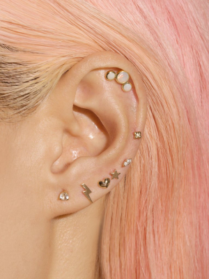 Teeny Cluster Piercing Earring