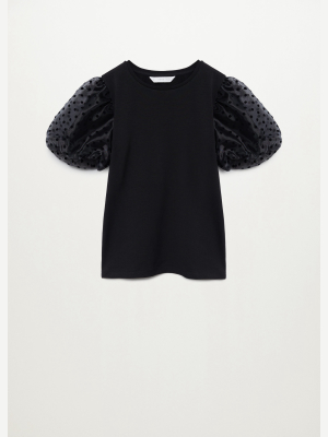 Puffed Sleeves T-shirt