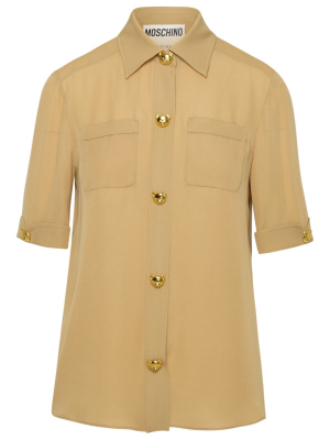 Moschino Teddy Button Short Sleeve Shirt