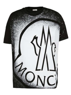 Moncler Logo Print Crewneck T-shirt