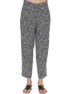 Michael Michael Kors Animal Print Cropped Pants