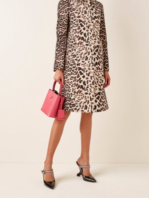 Printed Gabardine Coat