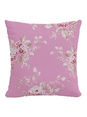 Rachel Ashwell X Cloth & Company - Linen Pillow - Berry Bloom Hot Pink