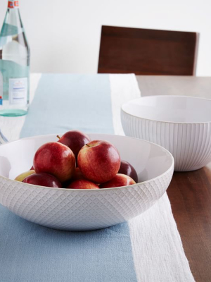 Textured Serving Bowls