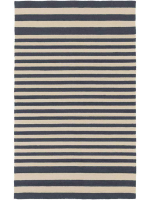 Rain Navy/beige Area Rug