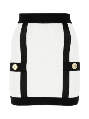 Balmain Knitted Mini Skirt