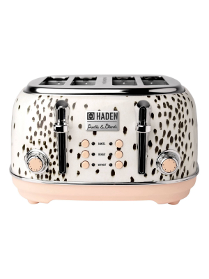 Haden Margate Poodle & Blonde 4-slice Wide Slot Toaster