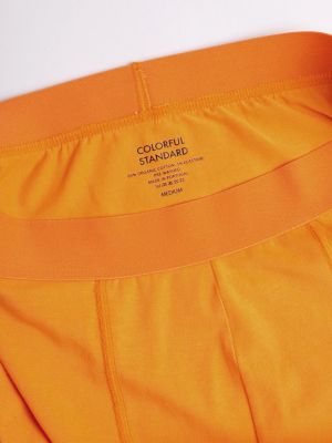 Classic Organic Boxer Briefs - Sunny Orange