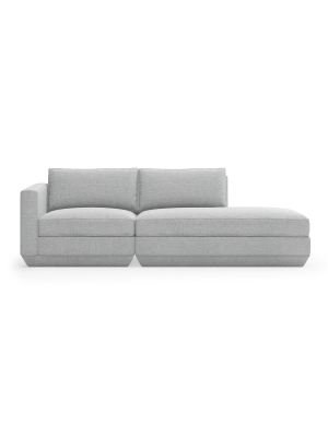 Podium Modular 2pc Lounge Sofa Right