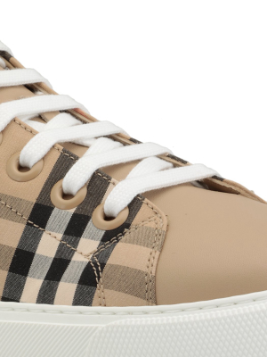 Burberry Vintage Check Low-top Sneakers