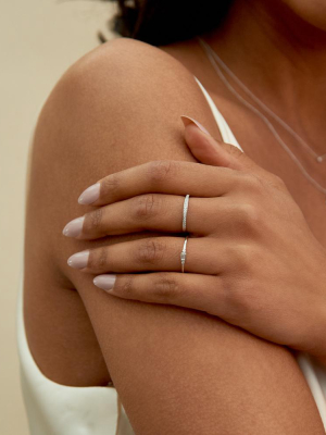 Demi Eternity Diamond Ring - White Gold
